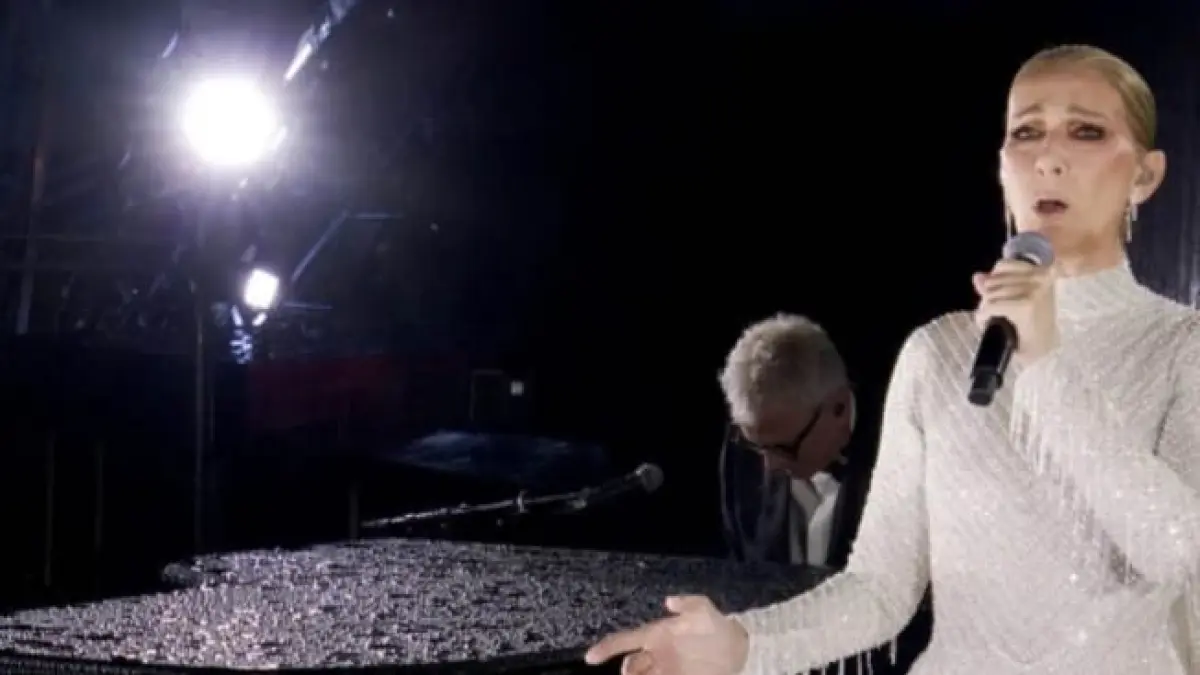 Penampilan solo Celine Dion di Paris La Défense Arena, Paris, Prancis, pada Sabtu (12/9/2026).(Instagram @cretivox)
