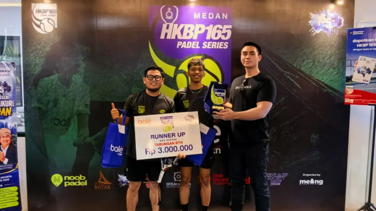 HKBP 165 Padel Series Meriah di Medan, Penuh Sukacita dan Sportivitas.