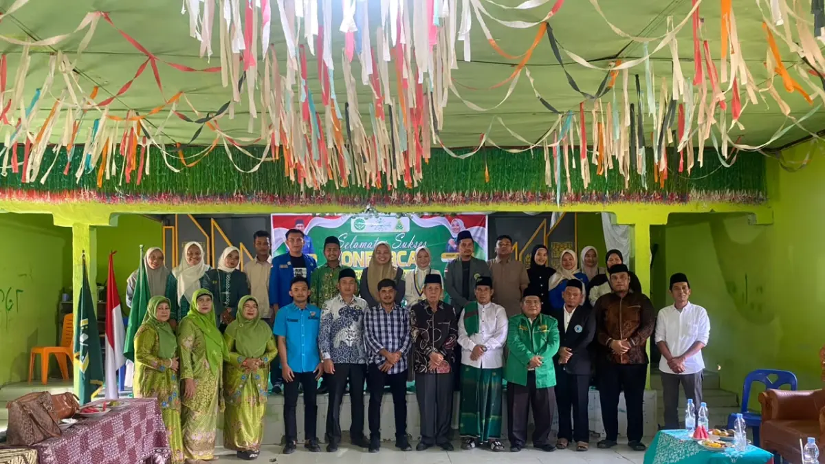 Wakil Bupati Padang Lawas Utara Basri Harahap saat menghadiri Konfercab PC IPNU-IPPNU di Ponpes Islamiyah Padang Garugur, Minggu 20 September 2026. (Mitra Harahap/Sumut Pos)