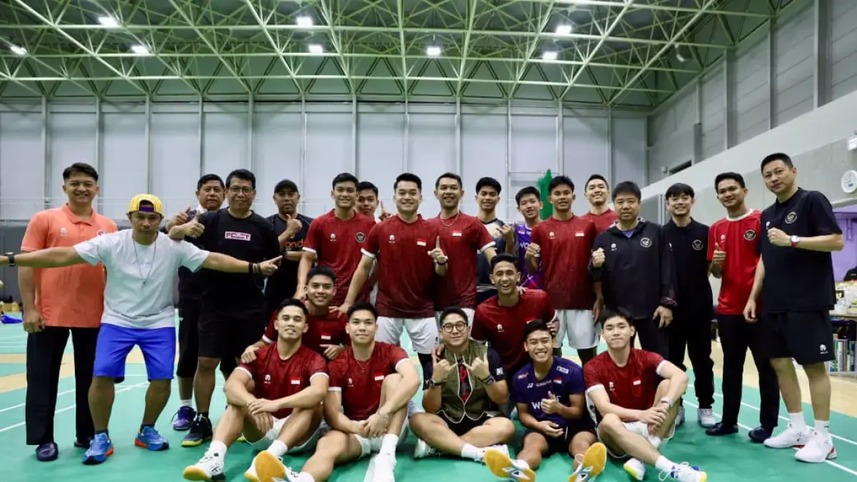 Tim Bulu Tangkis Putra Indonesia. (Dok: PBSI)