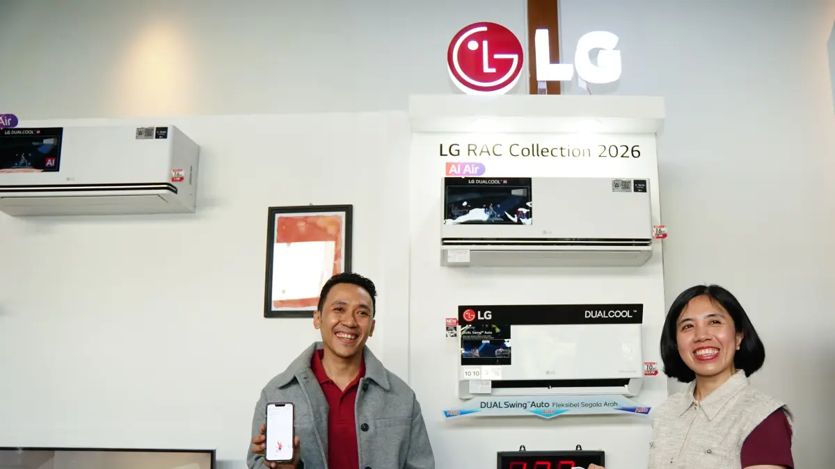 LG Indonesia luncurkan AC berteknologi AI di Indonesia. (Dok: LG)