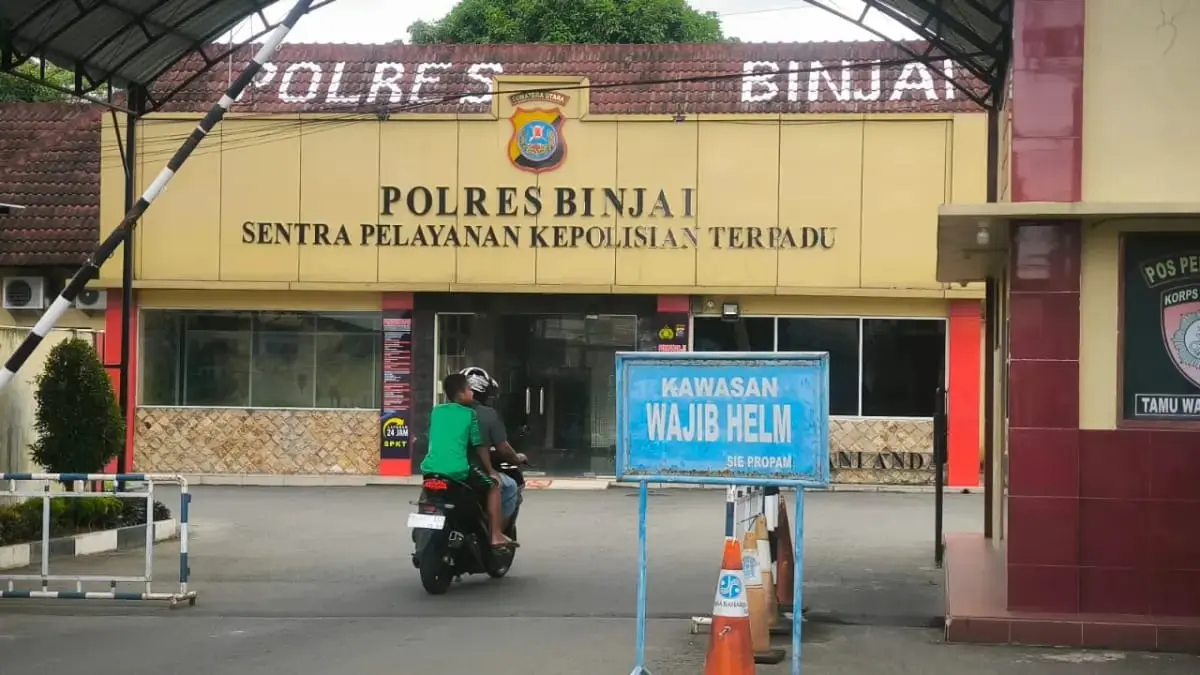 Markas Komando Polres Binjai di Jalan Sultan Hasanuddin. (Dok: Teddy Akbari/Sumut Pos)