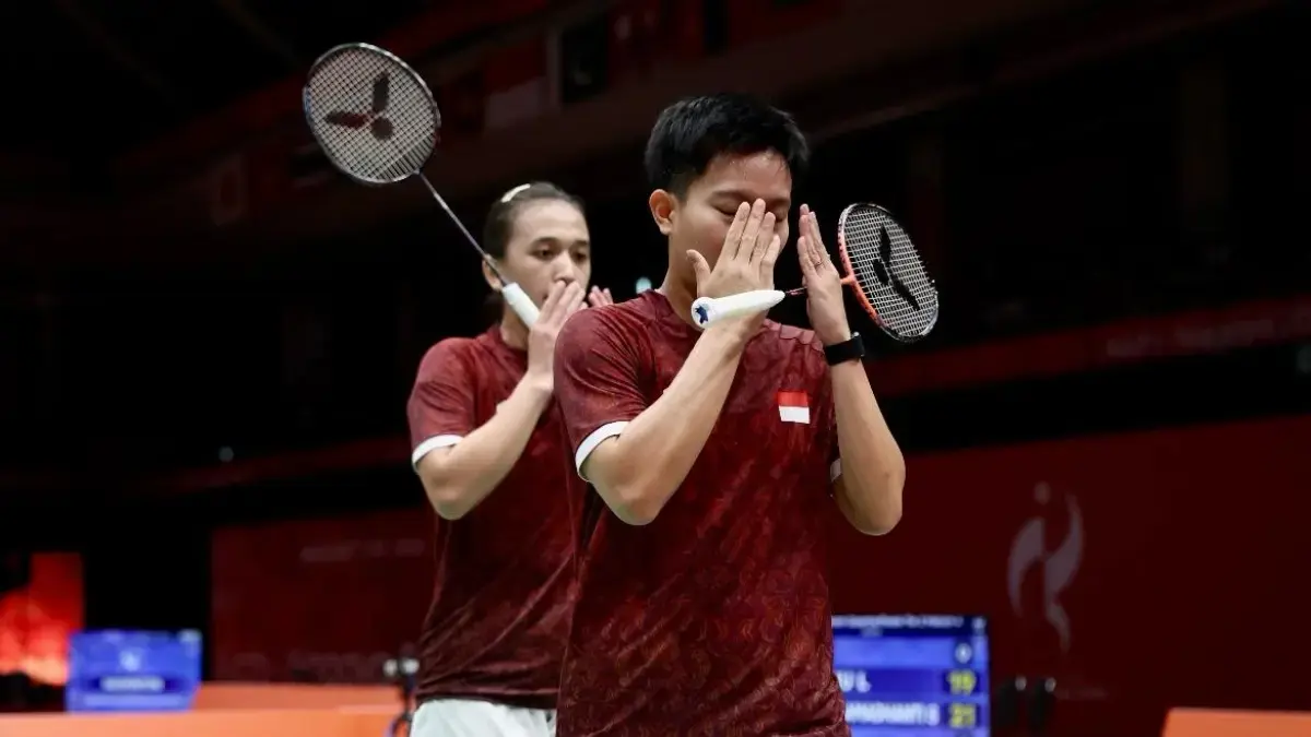 Siti Fadia Silva Ramadhanti/Febriana Dwipuji Kusuma tampil di babak perempatfinal Asian Games 2026. (PBSI)