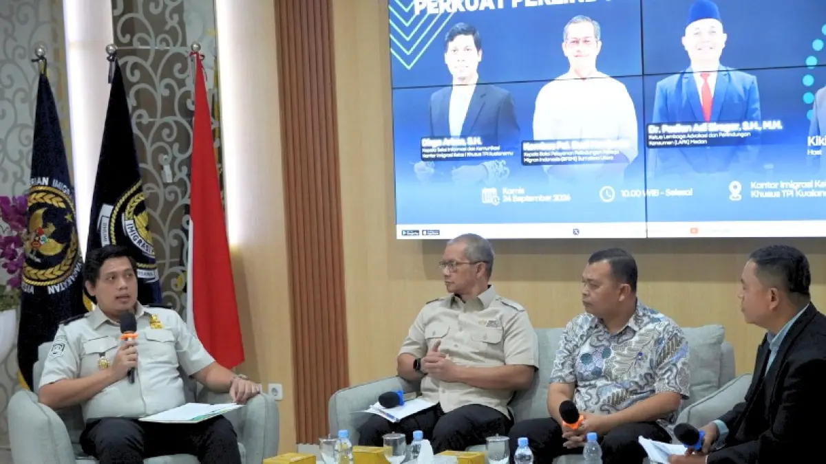 Dialog Interaktif di Kantor Imigrasi Kualanamu. (Dok: Imigrasi Kualanamu)