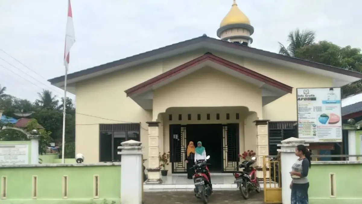 Kantor Desa Mancang di Kecamatan Selesai, Langkat. (Dok: warga)