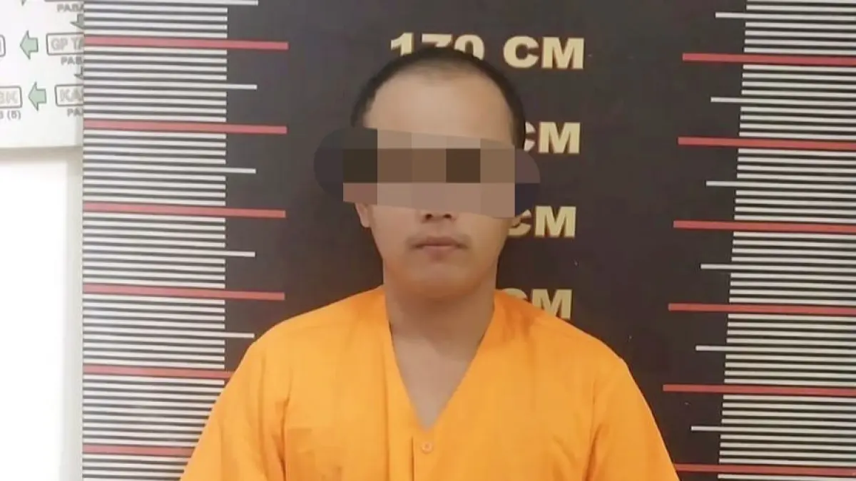 Residivis curanmor yang kembali berulah berujung bui di Polsek Tanjungpura. (Dok: Polsek Tanjungpura)