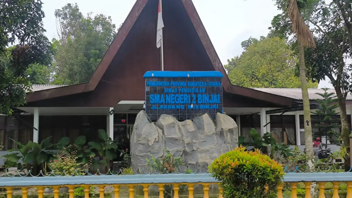 SMA Negeri 2 Binjai di Jalan Padang, Binjai Selatan. (Dok: Teddy Akbari/Sumut Pos)