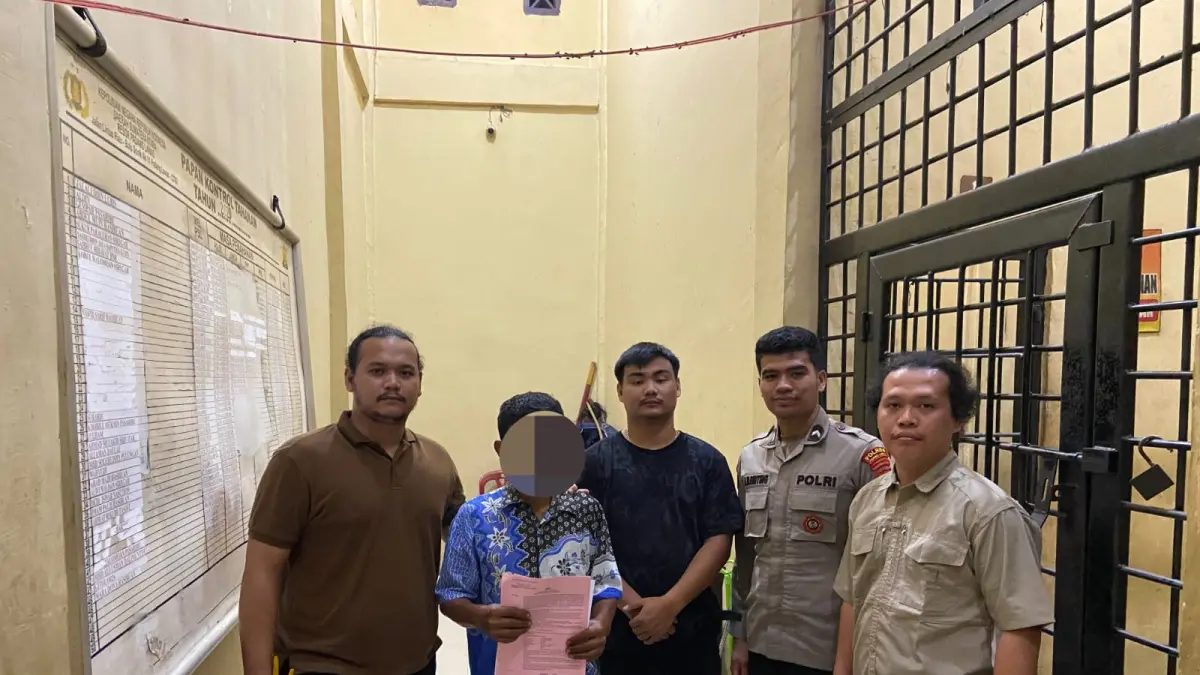 Jajaran Polres Palas amankan Pria diduga sebagai Juru Tulis Togel, Selasa 29 September 2026. (Mitra Harahap)