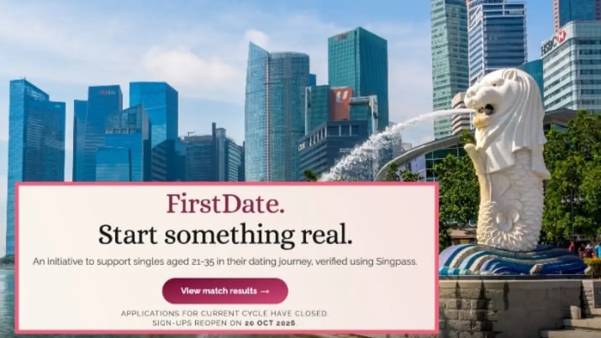 Singapura meluncurkan FirstDate, layanan kencan daring berbasis algoritma. (Instagram @pandemictalks)