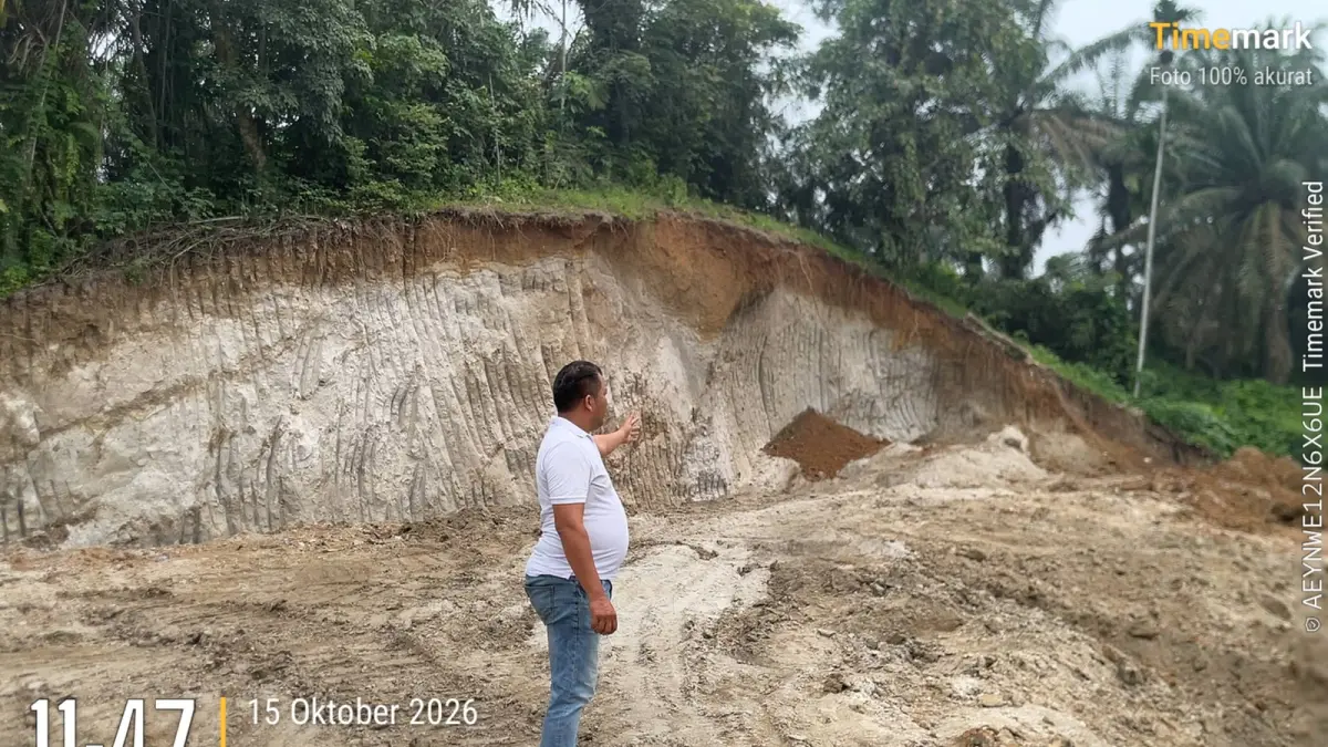 Tindak Lanjuti Laporan Dugaan Galian C Ilegal, Polres Tebing Tinggi Sisir Lokasi di Naga Kesiangan
