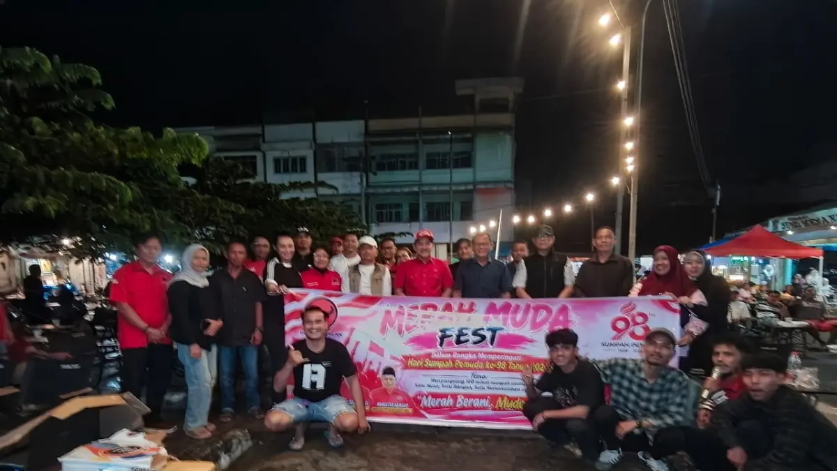 Merah Muda Fest di Tebingtinggi, Iman Irdian Ajak Pemuda Kreatif dan Peduli Korban Bencana