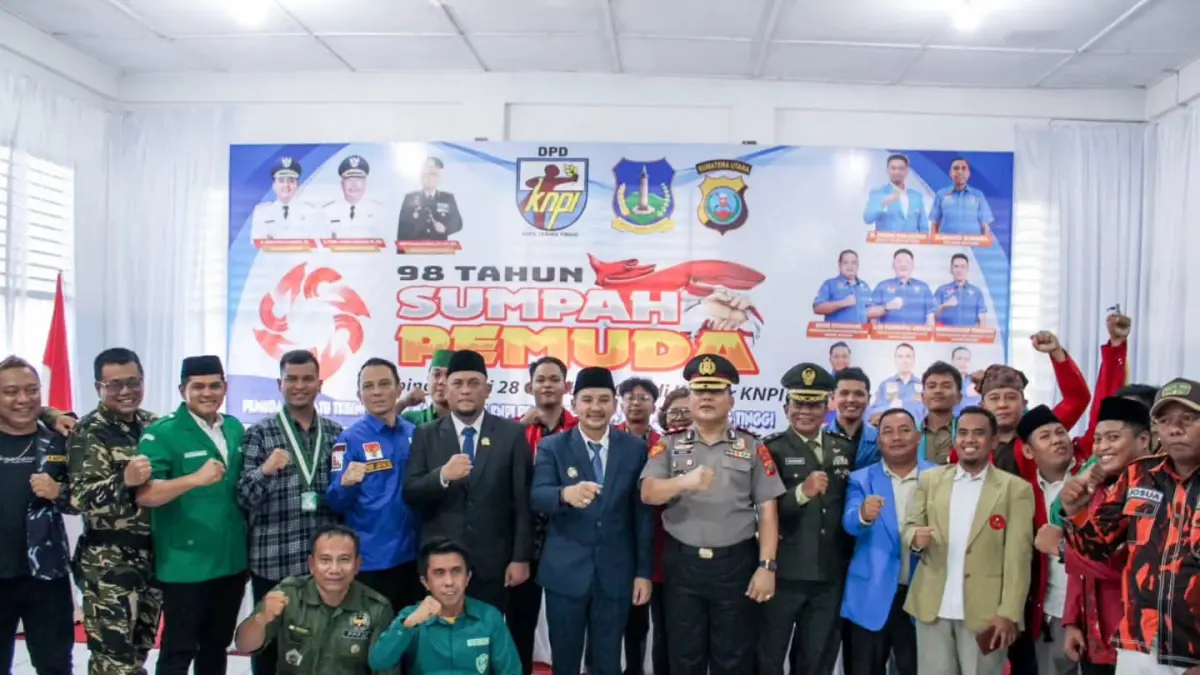 Pawai Sumpah Pemuda Semarak, Wali Kota Tebingtinggi Tekankan Kolaborasi dan Persatuan