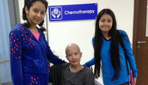 Foto: Instagram  Yana Zein ketika masih menjalani perawatan di Tiongkok