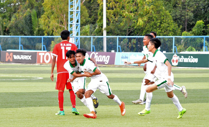 Miftahul Husyen menyamakan skor saat bersua Myanmar. Timnas Indonesia U-16 akan menghadapi Thailand, Selasa (11/7).