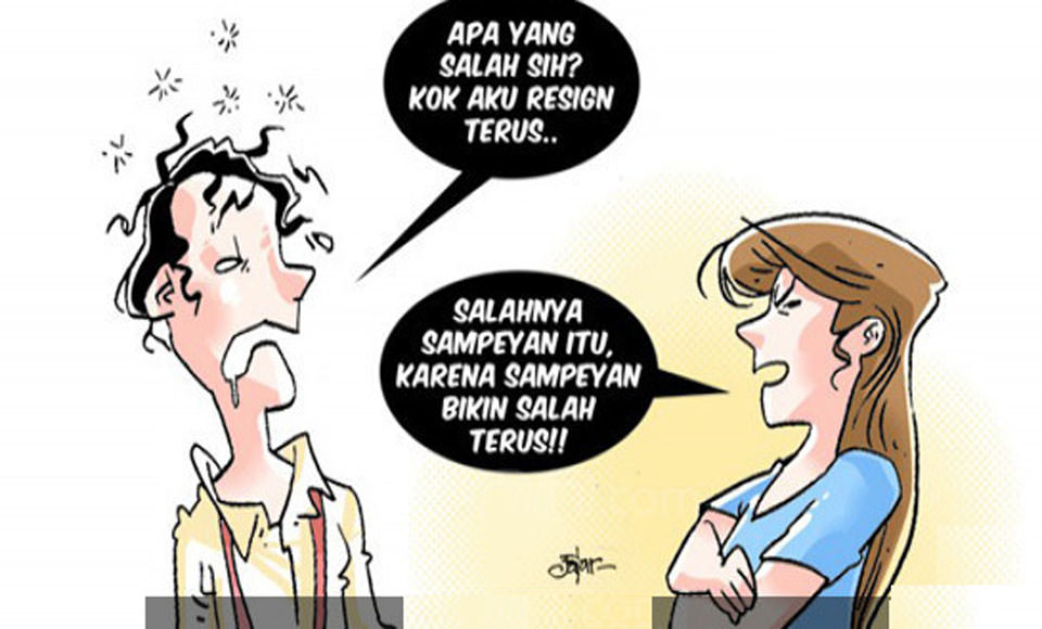 Suami resign terus-Ilustrasi