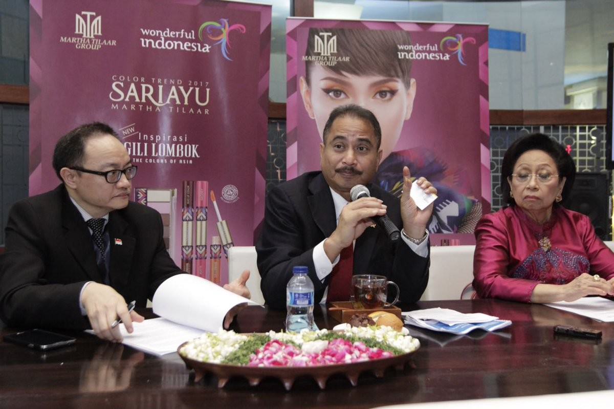 Kementerian di bawah komando Arief Yahya membuka pintu kerjasama dengan produk kosmetik Martha Tillar, berkolaborasi memperkuat brand melalui co-branding.