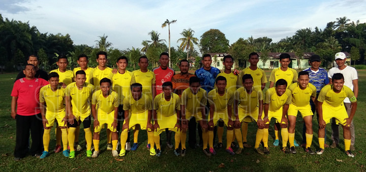 Foto: Deking Sembiring/Sumut pos Medan Soccer siap menghadapi laga perdana kontra Patriot Disporasu, Selasa (1/8).