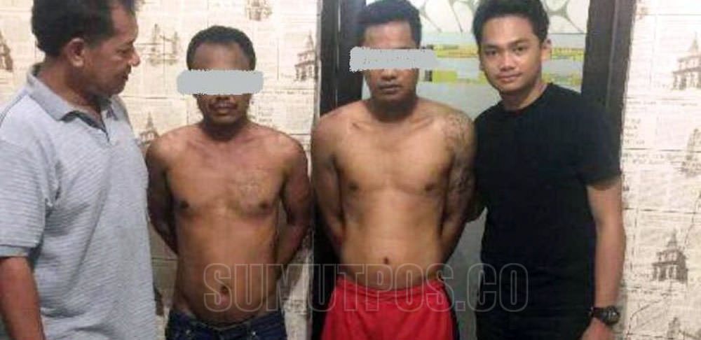 Hermanto dan Irwanto, dua pria yang mencuri mobil milik polisi, ditembak dan ditangkap polisi.