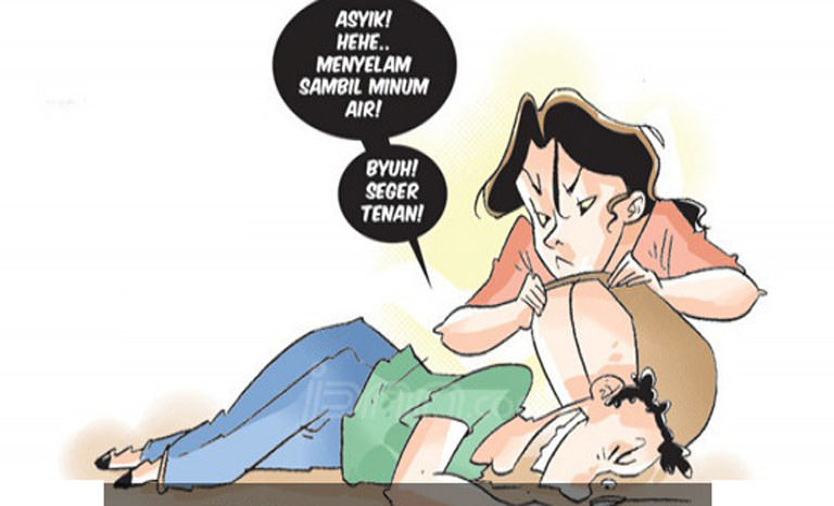 Suami suka ngintip-Ilustrasi
