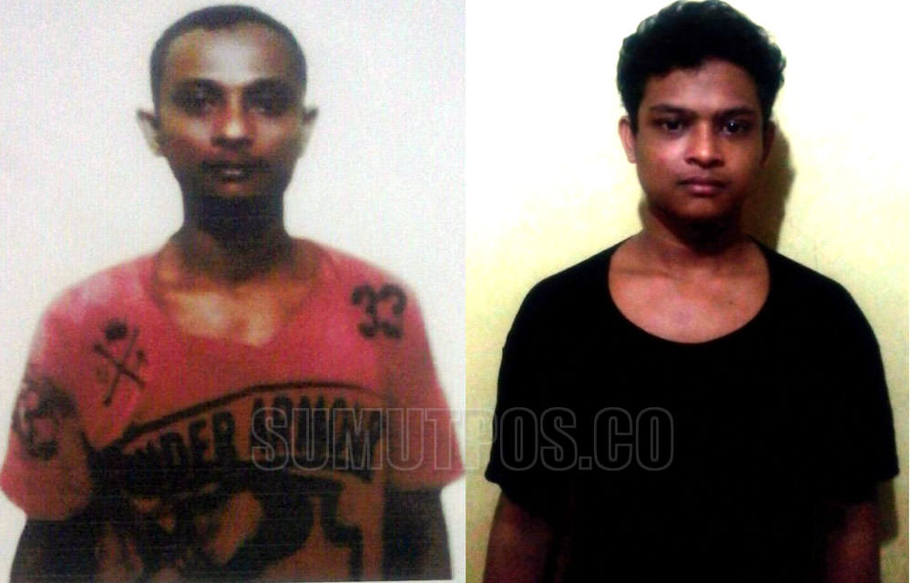 Dua tahanan Cabjari Pancurbatu kabur dari sel, yakni Muhammad Yusuf alias Usuf (kiri), dan Irwansyah alias Iwan Aceh, Selasa (1/8/2017).