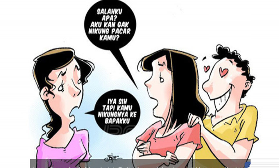 Teman jadi simpanan ayah-Ilustrasi.