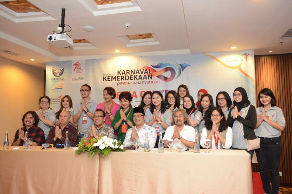 Karnaval Kemerdekaan Pesona Parahyangan 2017 sebagai rangkaian HUT Kemerdekaan RI ke-72 siap digelar Sabtu (26/8) siang. 