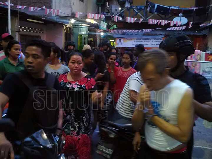 Foto: Taufik/PM Razia yang dilakukan Polsek Medan Baru dan para terduga penyalahgunaan narkotika.