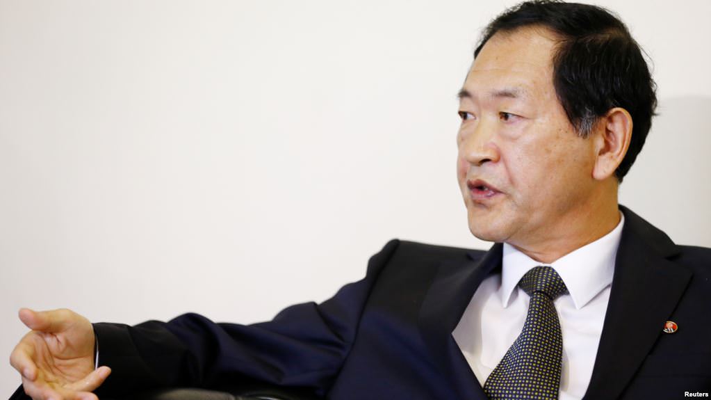 Foto: VOA Duta Besar Korea Utara di PBB, Han Tae Song.