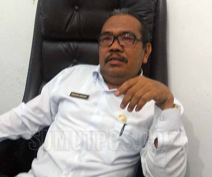 Foto: Sopian/Sumut Pos  Sekretaris Dewan Kota Tebingtinggi, Drs Mukhtar Harahap.