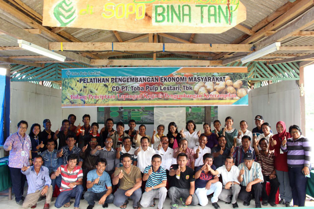 Foto: Humas TPL PT TPL menggelar pelatihan managemen ternak babi pada 27-28 September, di Pondok Bina Tani, Desa Banjar Ganjang, Kecamatan Parmaksian, Kabupaten  Toba Samosir (Tobasa).