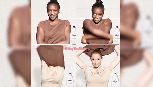 Iklan Dove yang dinilai rasis.