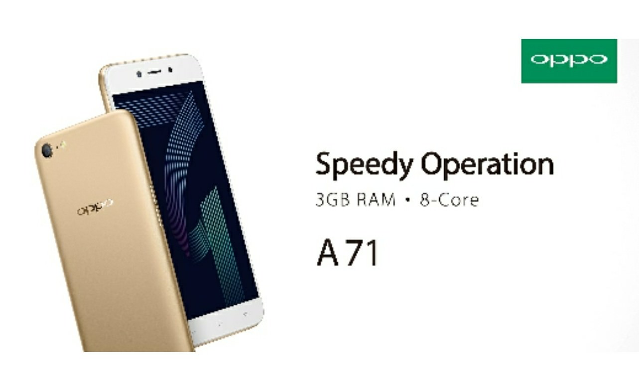 OPPO A71 dibanderol seharga Rp. 2.299 juta untuk pasar Indonesia.