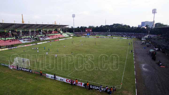 Foto: Sutan Siregar/Sumut Pos Stadion Teladan Medan salah satu venue delapan besar Liga 2.