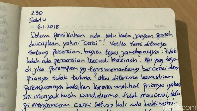 Foto: Istimewa  Curhat soal cerai yang diduga ditulis AhokCurhat soal cerai yang diduga ditulis Ahok.