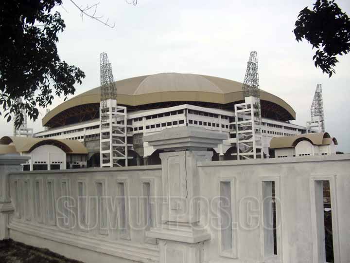 Gedung Olahraga yang ada di Jalan Pancing.