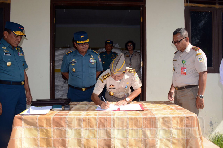 Foto: Fachril/Sumut Pos Karantina menerima pelimpahan kasus dan barang bukti dari Lantamal Belawan.
