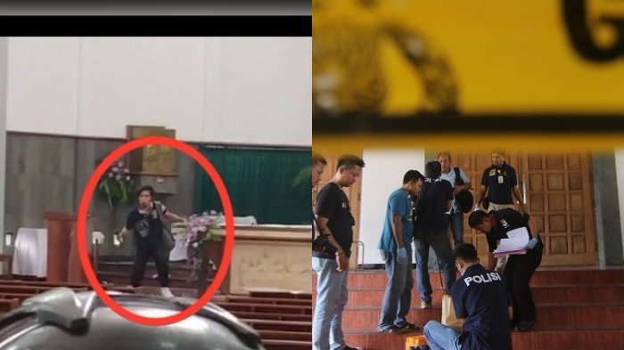 Polri masih menyelidiki motif Suliyono menyerang Gereja Lidwina, Sleman, DIY.