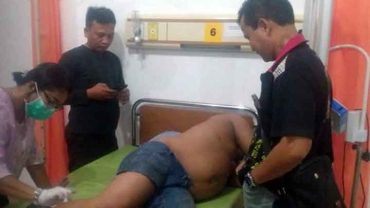 Perampok truk yang ditembak.