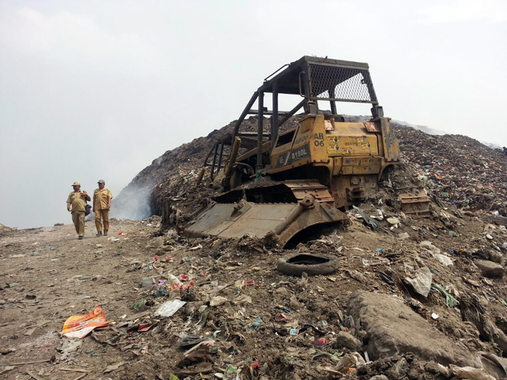 TPA Terjun di Jalan Paluh Nibung, Kelurahan Terjun, Medan akan membuka akses jalan umtuk pengembangan lahan di TPA Terjun.
