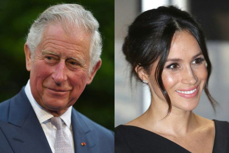 AFP  Pangeran Charles (kiri) dan Meghan Markle (kanan).