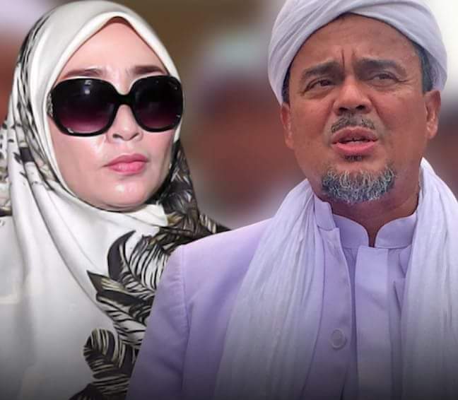 Firza Hussein dan Rizieq Shihab yang tersangkut kasus chatting mesum.