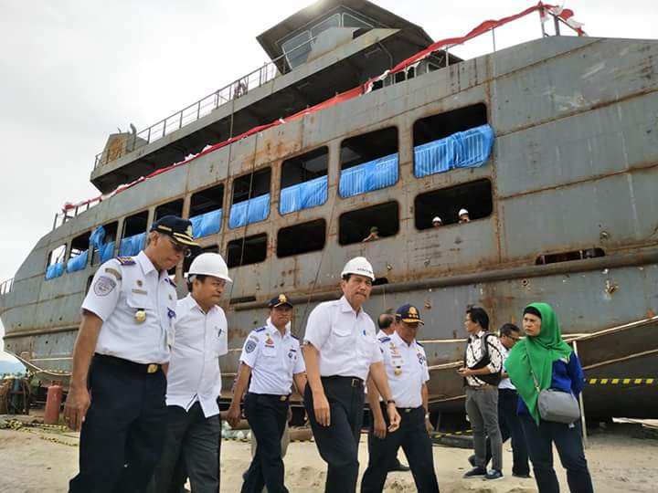 Kapal Ferry RoRo dengan nama Ihan Batak ditarget selesai Oktober tahun ini.