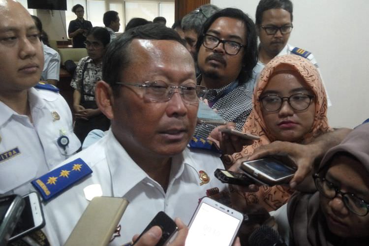 Foto: AKHDI MARTIN/kps Dirjen Perhubungan Darat Kemenhub Budi Setiyadi saat diwawancarai di kantornya, Jakarta, Selasa (19/3/2019).