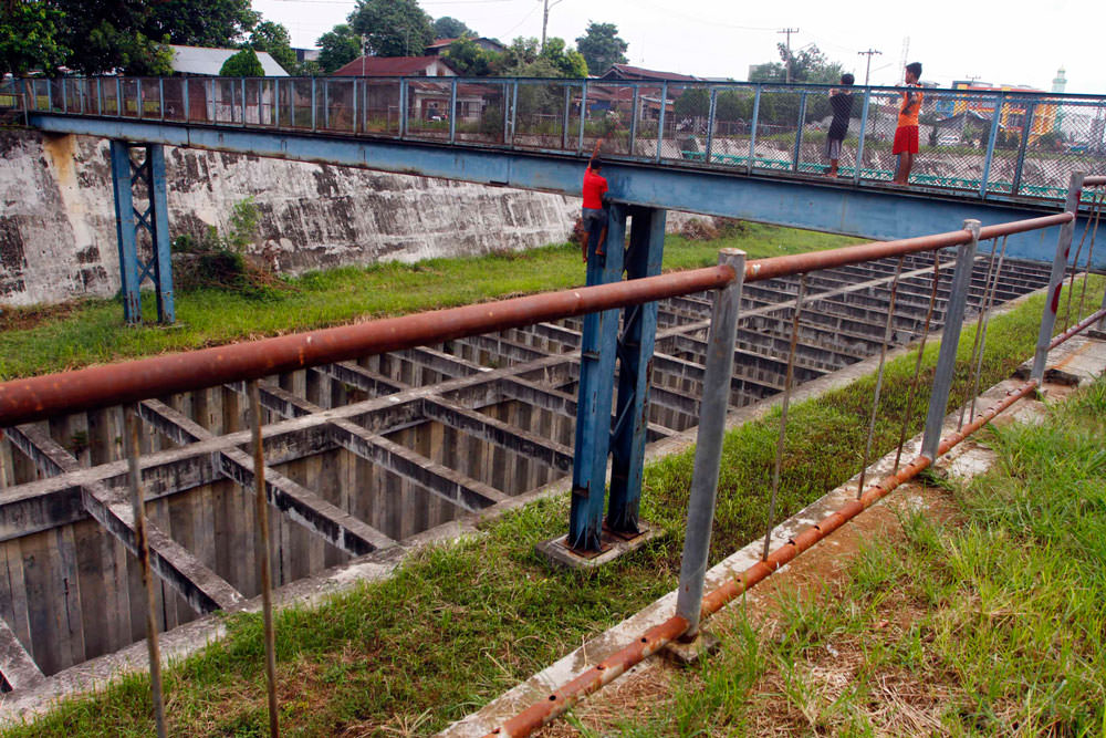 Kanal pengendali banjir kota Medan