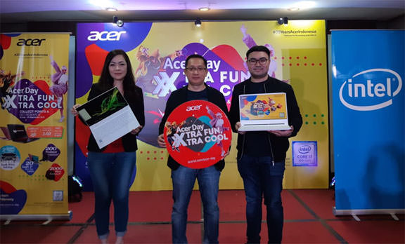 Acer Day 2019 dimeriahkan dengan program Acer Point Reward dengan hadiah utama trip wisata ke Korea, melengkapi 2220 hadiah seru lainnya.