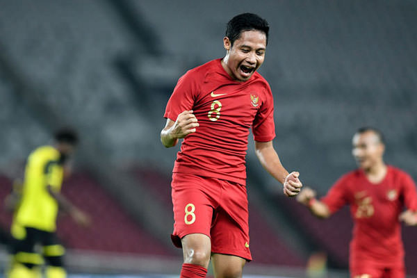 TUMPUAN Evan Dimas menjadi tumpuan bagi Timnas Indonesia menghadapi Malaysia dalam kualifikasi Piala Dunia 2022 di Stadion Utama Gelora Bung Karno, Jakarta, Kamis (5/9) malam ini.