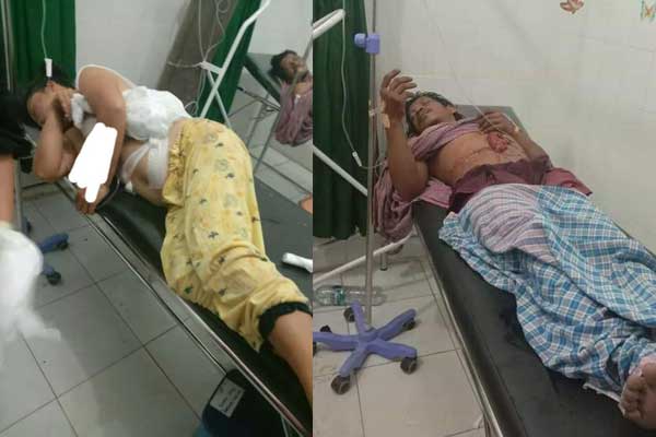 DIRAWAT : Diduga saling bacok Pasutri Louiker Tarihoran dan Sinta Boru Lase dirujuk ke RSU Haji Adam Malik untuk mendapat perawatan dari tenaga medis.