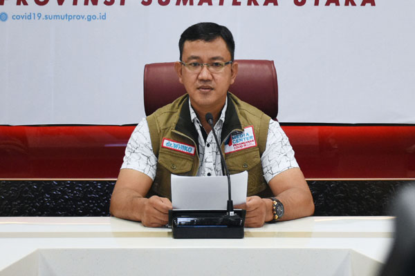 JUBIR: Juru Bicara GTPP Covid-19 Sumut Whiko Irwan.