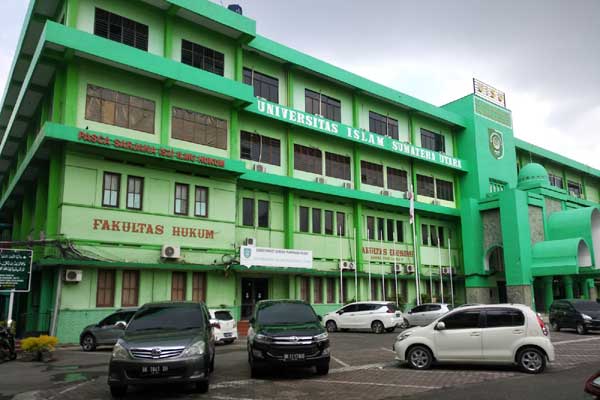 UISU: Gedung kampus UISU di Jalan Sisingamangaraja Medan.BAGUS SP/Sumut Pos.