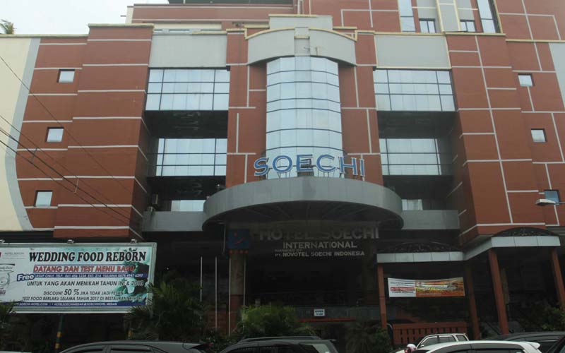 KOSONG: Hotel Soechi menjadi gedung gedung kosong atau telah tidak dikelola selama 5 bulan.